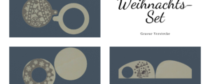 Weihnachts-Set Gravur-Verstecke
