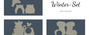 Winter-Set Motiv-Verstecke