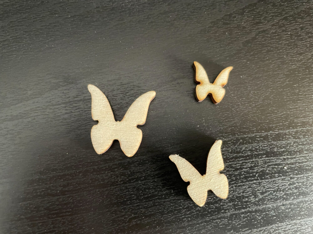 Holzminis Schmetterlinge