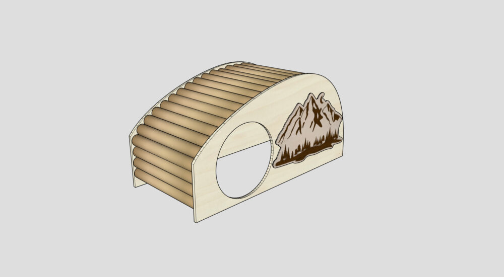So kann Hügel mit Patch Berge&Wald aussehen